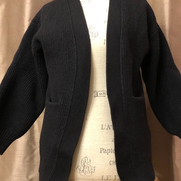 Wilfred Free Unwind Waist Heavy Cardigan Open-front: Size S - Picture 2 of 13